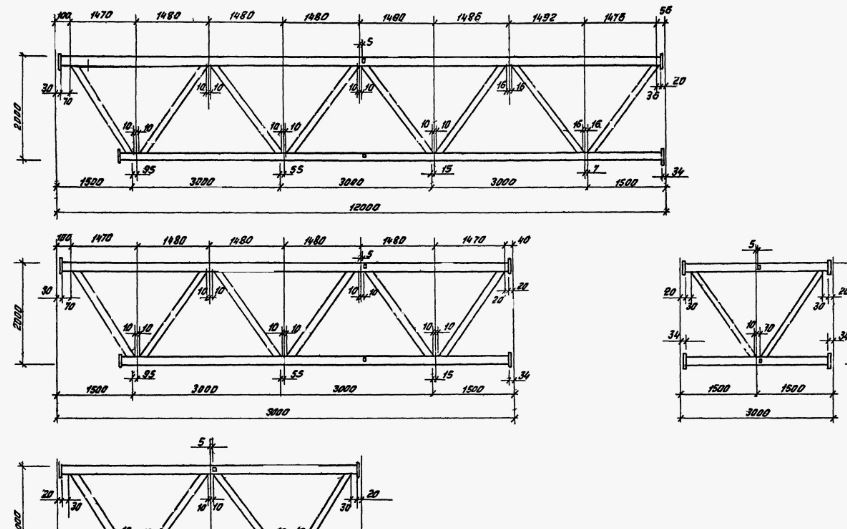 Чертежи отправочных марок